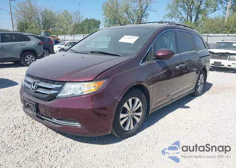 2014 Honda Odyssey Ex-L from USA, damaged, VIN 5FNRL5H62EB056731